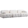 Atelier Del Sofa - 3-sæders sofa Muffin - Hvid - 3-pers. sofaer - - Homeroom