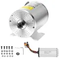 Vevor 2000W elektrisk børsteløs DC-motorsæt - 60V 4500 o/min motor med opgraderet hastighedsregulator til gokarts, elcykel, motorcykel, scooter