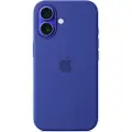 Apple iPhone 16 Apple Silikone Cover med MagSafe MYY63ZM/A - Ultramarin