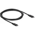 DeLOCK Usb4 Usb-c Cable 2m. Usb C Usb C Sort