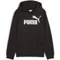 Puma ESS No. 1 Logo Fleece Hoodie Youth, Clothing, Black, 13-14Y