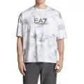 EA7 EA7til mænd. 7M000067_AF13802 Dynamic Athlete T-shirt i teknisk stof Ventus7 hvid (M), Casual, Bomuld, Korte ærmer