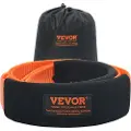 Vevor Recovery trækstrop 3 tommer, 8 fod 36.000 lbs brudstyrke, tredobbelt forstærkede løkkestropper, træsparer, spillinjeforlængerrem, off-road bugsering og bjærgning, ekstrem vejrbestandighed