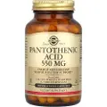 Solgar - Pantothensyre (Vitamin B5) 550 mg, 100 kapsler