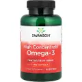 Swanson Health Højkoncentreret Omega-3 - 120 bløde kapsler