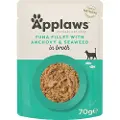 Applaws Økonomipakke: 48 x 70 g Applaws portionsposer i bouillon - Tunfilet med sardiner