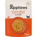 Applaws Økonomipakke: 48 x 70 g Applaws portionsposer i bouillon - Kylling med græskar