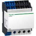 Schneider Electric Linergy DX distributionsblok for DIN-skinne 63A 4 polet tilslutning i bund, 1x25 mm2,4x6 mm2 pr fase