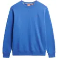 Superdry Superdrytil mænd. M2013751A Sweatshirt med rund hals og logo Essential blue (M), Blå, Casual, Bomuld