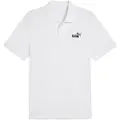 Puma Essentials No. 1 Logo Pique Polo Men, Clothing, White, M