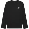 Puma Essentials No. 1 Logo Long Sleeve Tee Men, Clothing, Black, M