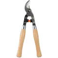 Bahco Professionelle Glidende Tohånds Beskæringssakse Med Træskaft Og Smedet Modhold 30 Mm 400 Mm