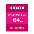 Kioxia Exceria Plus Sdxc 64gb Class 10 Uhs-1 U3 Hukommelseskort