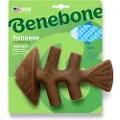 Benebone Fishbone nylon tyggelegetøj til hund (laksesmag)