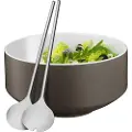 WMF Salatskål med salatskeer MOTO, grå, WMF