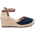 Xti Xtitil kvinder. 14074609-NAVY Marineblå espadriller i læder 140746 (41), 5-8 cm, Ruskind, Spænder, Casual