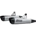 Akrapovic Line Titaniums Bonneville T100 17-20/t120 16-20 Ref:s-t12so4-hcqt Ikke-homologeret Slip-on Lyddæmper