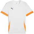 Puma INDIVIDUAL Padel Jersey Men, Clothing, White/Vivid Blue/Heat Fire, XXL
