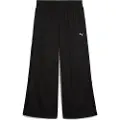 Puma WARDROBE Essentials Low Rise Popper Pants Women, Clothing, Black, S