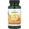 Swanson Health D3-vitamin, 5000 IE - 250 bløde kapsler