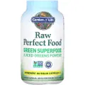 Elämän puutarha,Garden of Life Rå Perfekt Mad Grøn Superfood 240 kapsler