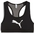 Puma 4KEEPS Bra Women, Clothing, Black/Big White, XS
