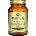 Solgar Vitamin D3 Cholecalciferol, 55 mcg - 100 kapsler