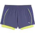 Puma VELOCITY 2in1 3"Running Shorts Women, Clothing, Blue Crystal, M