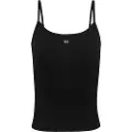 Tommy Hilfiger Tommy Jeanstil kvinder. DW0DW20675 Essential tank top sort (S), Casual, Bomuld, Uden ærmer/stropper, Bæredygtig