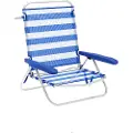 Marbueno Summer 63x76x78 Cm Lav Sammenklappelig Stol 5 Positioner