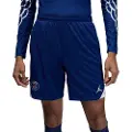 Nike Maskinstrikkede Paris Saint-Germain Strike Fourth Jordan Dri-FIT-fodboldshorts til mænd - blå