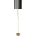 QAZQA Gulvlampe messing med fløjlsskærm grøn 40 cm - Simplo