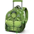 KARACTERMANIA Marvel Hulk Rage 3d Rygsæk Med Hjul