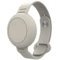 Ofkoz vandtæt armbånd til Apple AirTag i justerbar silikone - Beige