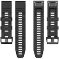 24hShop Silikoneurrem Garmin Fenix 6X Sort