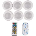 24hShop LED Garderobebelysning / skabsbelysning batteri med Fjernkontrol