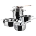 Alessi Grydesæt POTS & PANS, sæt med 7 stk, rustfrit stål, Alessi