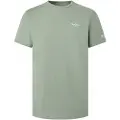 Pepe Jeans Pepe Jeanstil mænd. PM508212 T-shirt Original Basic 3 grøn (XXL), Casual, Korte ærmer, Økologisk bomuld, Bæredygtig
