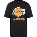 New Era Los Angeles Lakers Nba Script Mesh T-shirt Med Korte ærmer