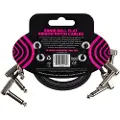 Ernie Ball P06222 12" Flat Ribbon Patch Cable 3-Pack