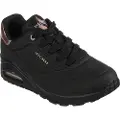 SKECHERS Skecherstil kvinder. 177094 Træningssko UNO sort (40), Stof, 3-5 cm, Blonder, Casual