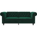 Dorel Home - Sofa 3-personers sovesofa Felix - Grøn - 3-pers. sofaer - - Homeroom