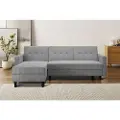 Dorel Home - Hjørnesofa med opbevaring Hartford Ii - Grå - 3-pers. sofaer - - Homeroom