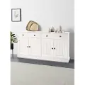 Loft 24 - Skænk 4 døre 2 skuffer Mille - Hvid - Skænke & sideboards - - Homeroom
