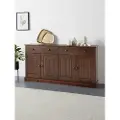 Loft 24 - Skænk 4 døre 2 skuffer Mille - Brun - Skænke & sideboards - - Homeroom