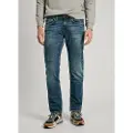 Pepe Jeans Pepe Jeanstil mænd. PM207393HW6 Jeans lige blå (30/34), Casual, Bomuld, Denim, Bæredygtig