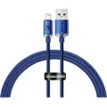 Baseus Crystal Shine USB-A / Lightning-kabel - 2m - Blå