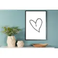 Venture Home - Plakat Heart - Sort - Posters - - Homeroom