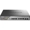 D-Link Dss-200g-10mpp/e Netværksswitch Administreret L2 Gigabit Ethernet (10/100/1000) Strøm Over Ethernet (poe) 1u Grå