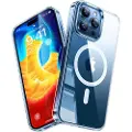 Torras iPhone 15 Pro Max Torras X-Shock MagSafe TPU Cover - Gennemsigtig